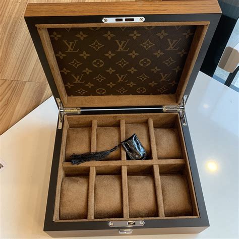 fake louis vuitton watch box|louis vitton watch case.